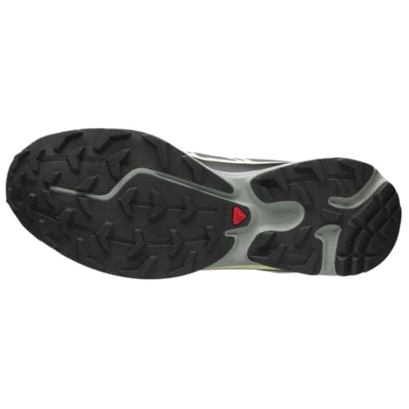 SALOMON XT 6 Waterproof Low Top Running Shoes Unisex Urban Gray Black Lime Cream Sneakers 475813