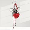 Premium Metal Gothic Bows Accessory With Silver Bead Detail For Purse Customization Gothic Lover Bag Charm Jewelry