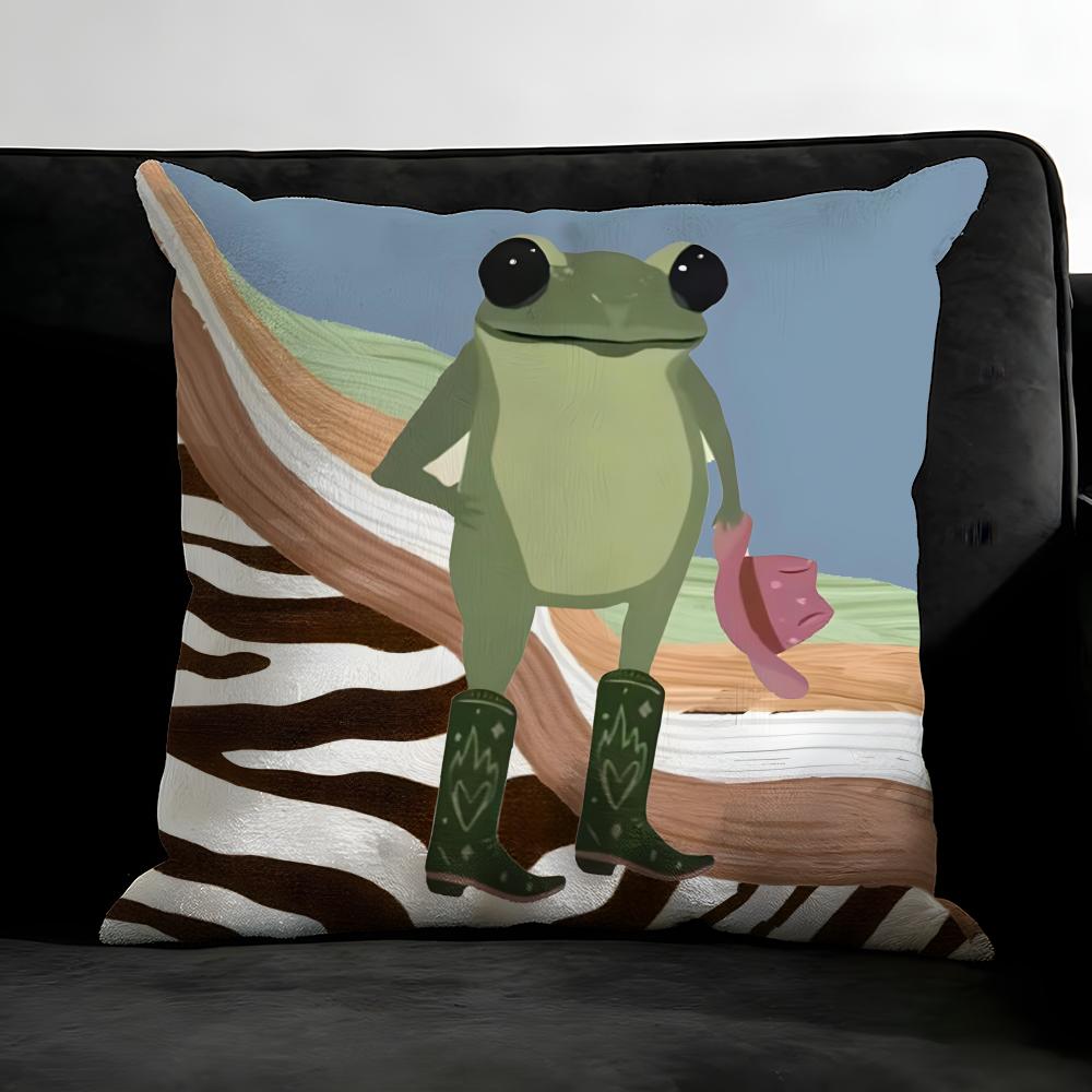 Abstract Animals Funny Cushion Cover Pillowcase Ultra Soft Skin Friendly Fabric Cloud Like Comfort & Concealed Zipper