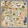 50pcs Vintage Potion Label Stickers for DIY Journals, Notebooks, Phone Cases, and Water Bottles - Waterproof Decals