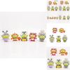 Adorable Three-eyed Alien Figurine In Various Character Costumes Fun Collectible