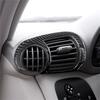 Carbon Fiber Car Interior Mist Remover Vent Trim Frame Cover Sticker For BENZ C-CLASS W203 2005-2007 Styling Accessories