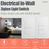 LangYeao Zigbee Smart Light Switch US Standard, No Neutral/Neutral Wire Optional 10A Works with Alexa Google Home