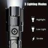 Super Bright LED Flashlight USB Rechargeable Flashlights with Tactical Zoom High Power Spotlight Outdoor Camping Fishing Torch