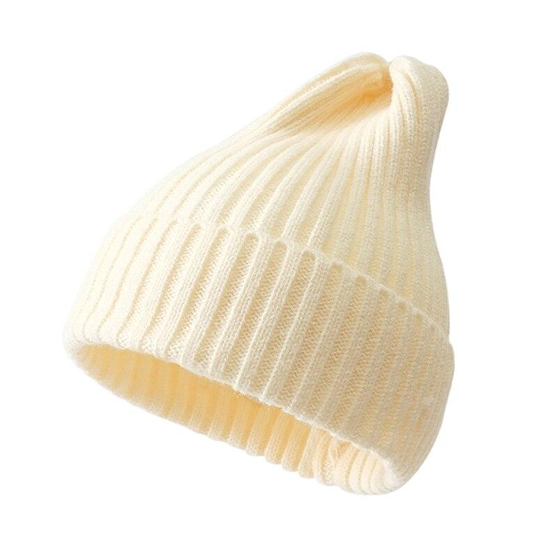 Damen Alltags-Beanie Winter Weich Warm Wintermütze Häkeln Skimütze Schlafmützen Skull Cap Zopfmuster Beanie Mütze