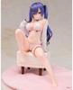 21CM Anime Blue Ghost Girl Figure Anime Model Toys Sexy Sitting Ornament Underwear Can Undress Pajamas Dress Up Comes With Stool