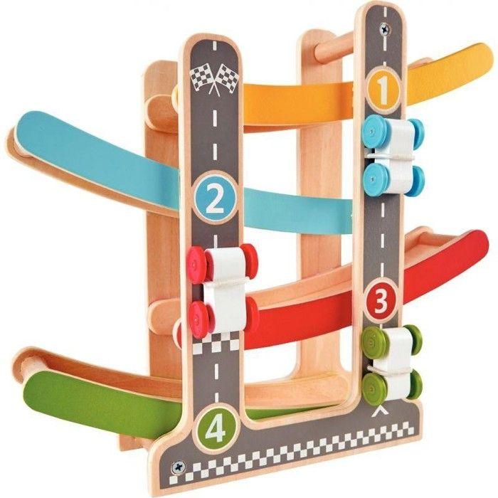 Piste de course éclair en bois - hape - pour enfant - multicolore - mixte - a partir de 18 mois