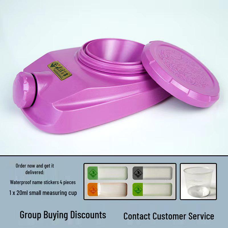 Spill-Proof Inkstone with Lid for Calligraphy - Anti-Tip, Anti-Leak, Portable Ink Dish for Brush Pen and Ink Cartridge Usage