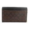 Coach Classic Monogram C Print Chain Detachable Leather Canvas Crossbody Bag Women Bags Black 24280-IMAA8