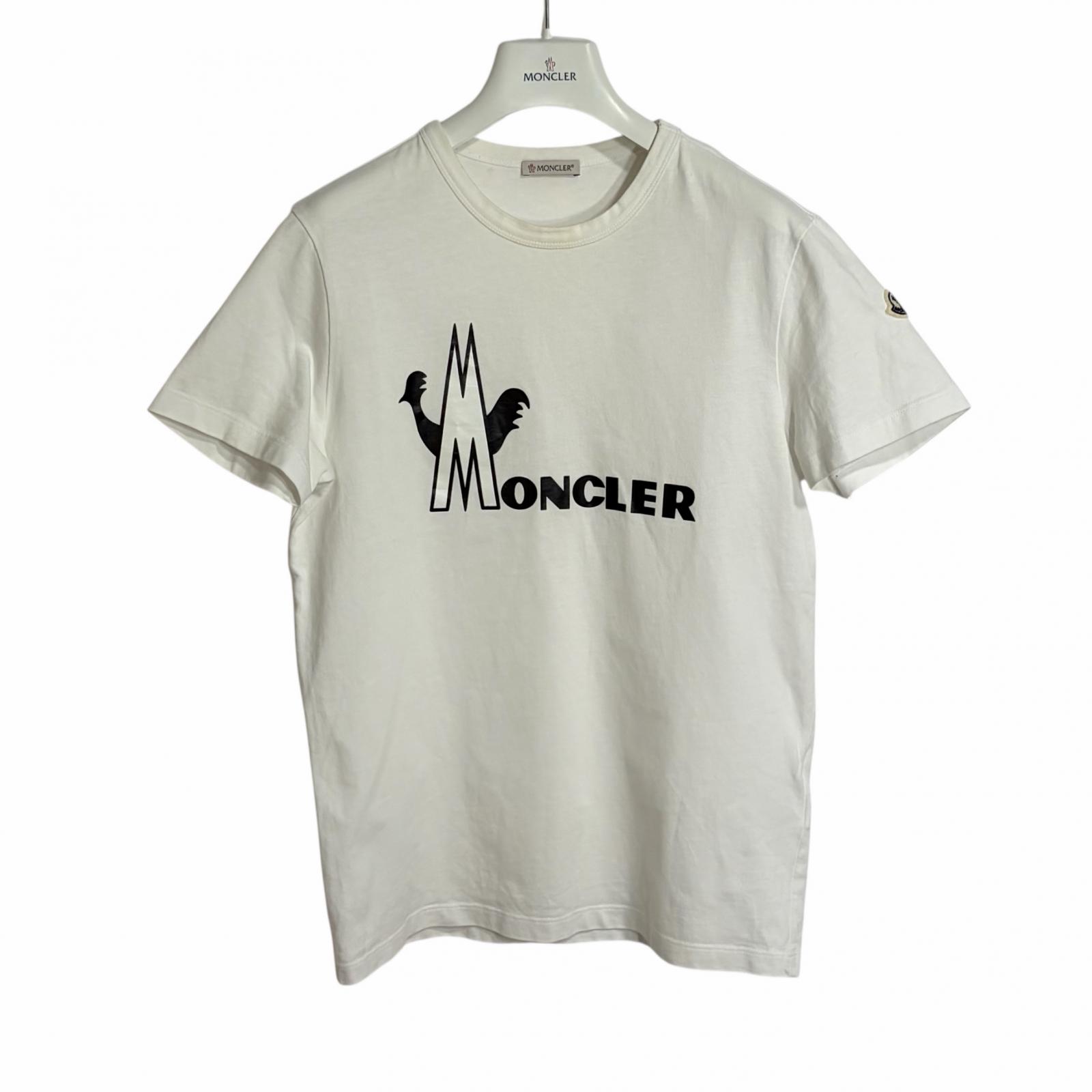 Used MONCLERShort sleeve T-shirt white mens