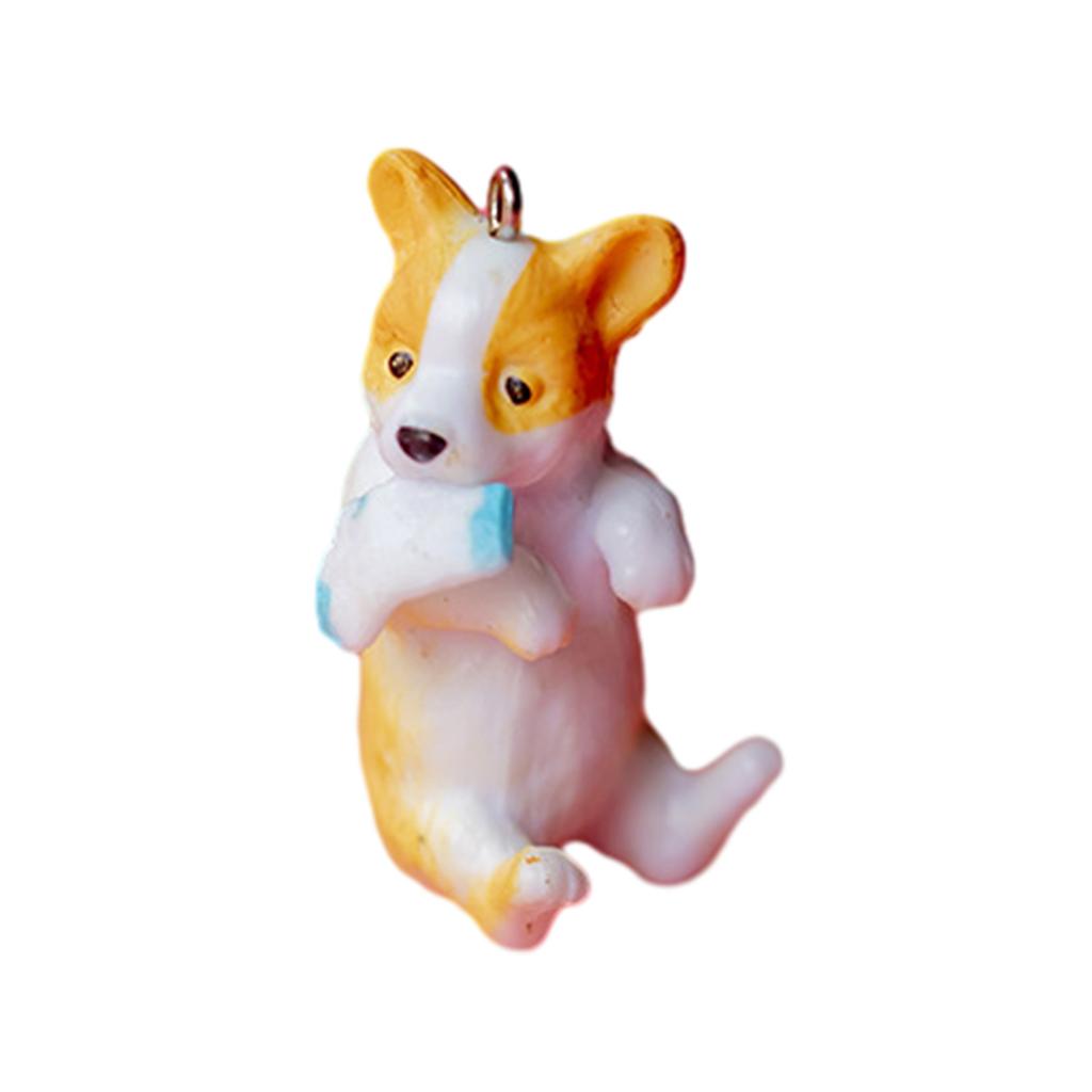 Dog Jewelry Charm Handmade Jewelry Accessories Dog Pendant PVC Material Animal Pendant for Earring Jewelry Craft Making