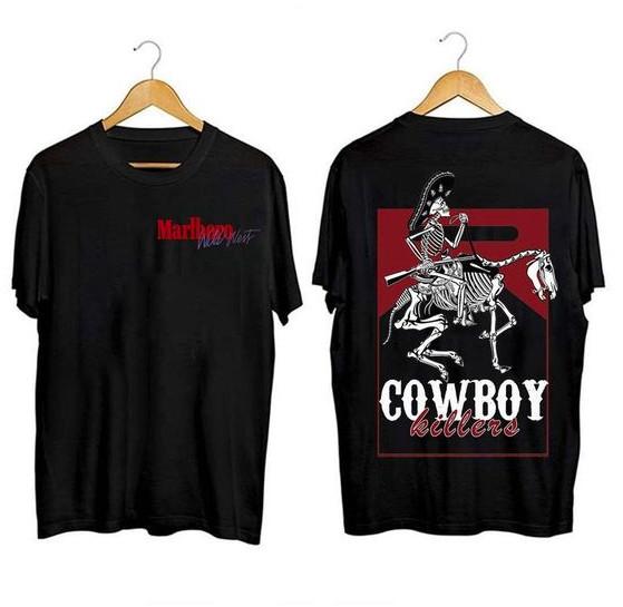 

Vintage Cowboy Wild West Two Sides Shirt L