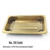 Sushi Box Set: No. 0 Disposable Plastic High Lid Tray for Japanese Takeaway - Available in 2, 3, or 4-piece Gunkan, 50 Sets