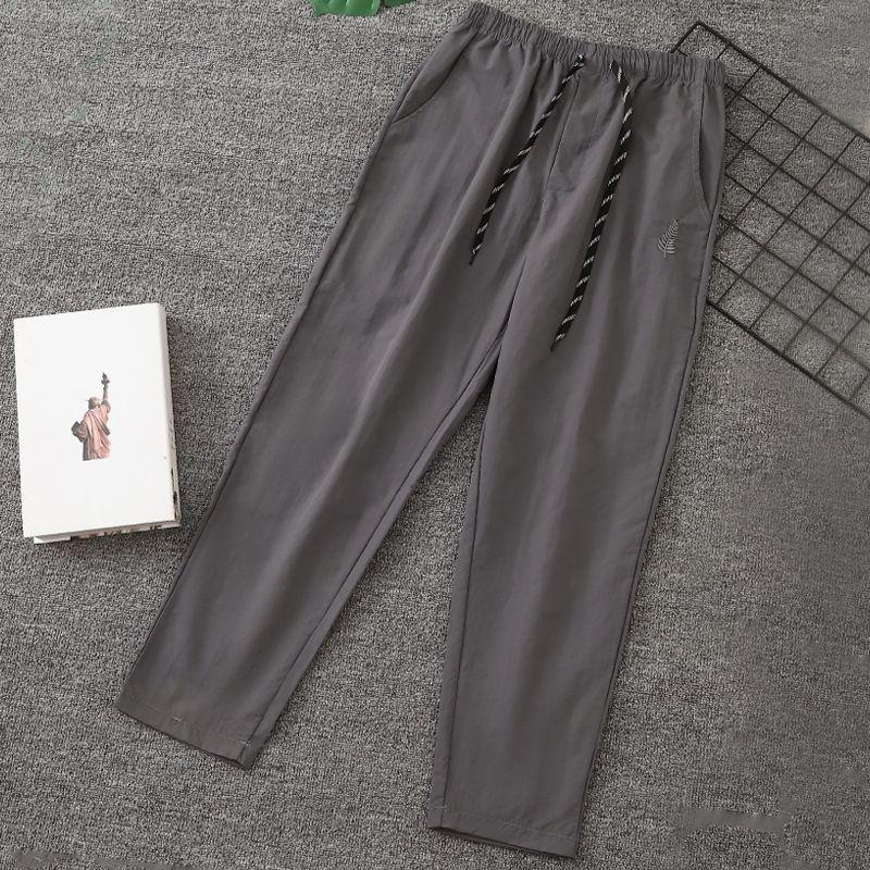 

Летние мужские уличные тонкие быстросохнущие повседневные брюки ветро- и водонепроницаемые штурмовые брюки универсальные спортивные брюки M серый