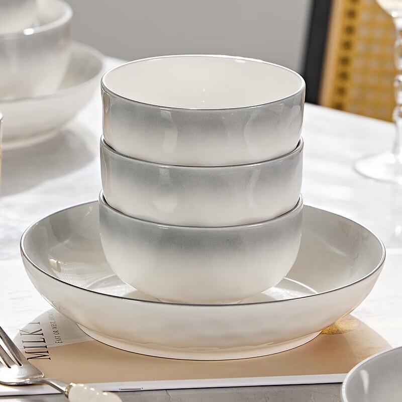 Nordic Ceramic Underglaze Rice Bowl