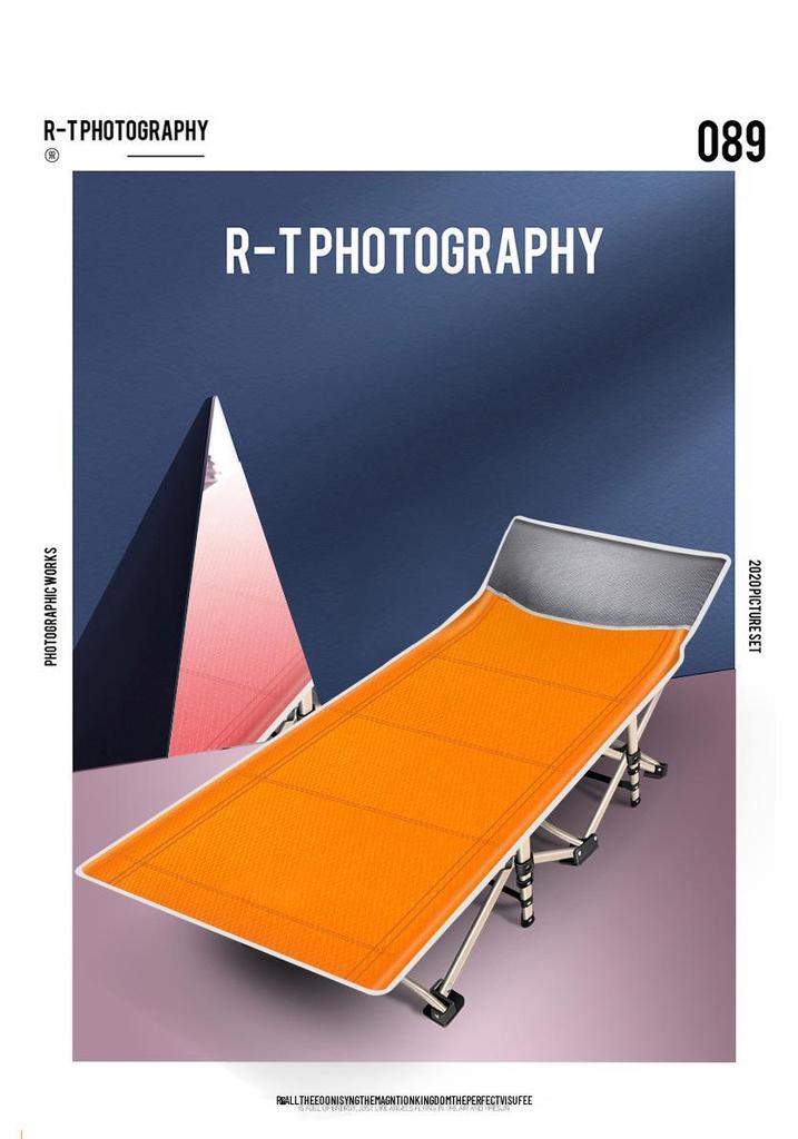 Folding Single Bed: Office Nap, Hospital Companion, Outdoor Lounger
