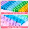 7200 Stück 2,6 mm Loch Mini Hama Perlen Perler Bügelperlen DIY Frühpädagogik Bastelspielzeug Puzzles Kinder Geburtstagsgeschenk