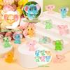 10Pcs Luminous Mini Resin Elephant Glow In The Dark Tiny Elephant Figures For Diy Fairy Garden Container Potted Plant Decor