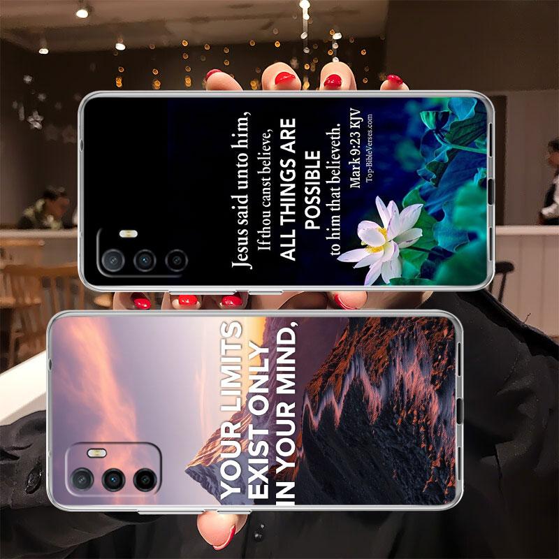 Bible Verse Jesus Christ Case for Motorola G10 G20 G30 G31 G32 G34 G35 G41 G42 G50 G51 G52 G55 G60 G60S G62 G71 G72 G75