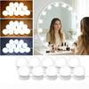 LED Makeup Light No Drill Paste Vanity Mirror Light No Drill Stick-on Makeup Lamp for Dressing Table