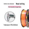Filamento PLA Seda para Impressora 3D: Macaron Degradê Multicor, Alta Velocidade, 1KG/1.75mm, Personalizável