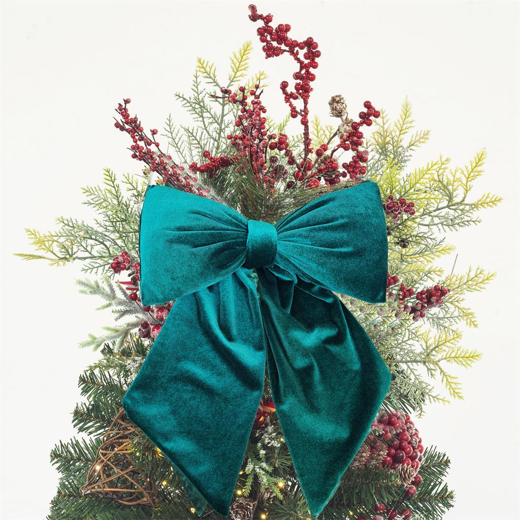 Christmas Bow Tie, Christmas Decoration, Plush Large Bow Tie, Christmas Tree Decoration