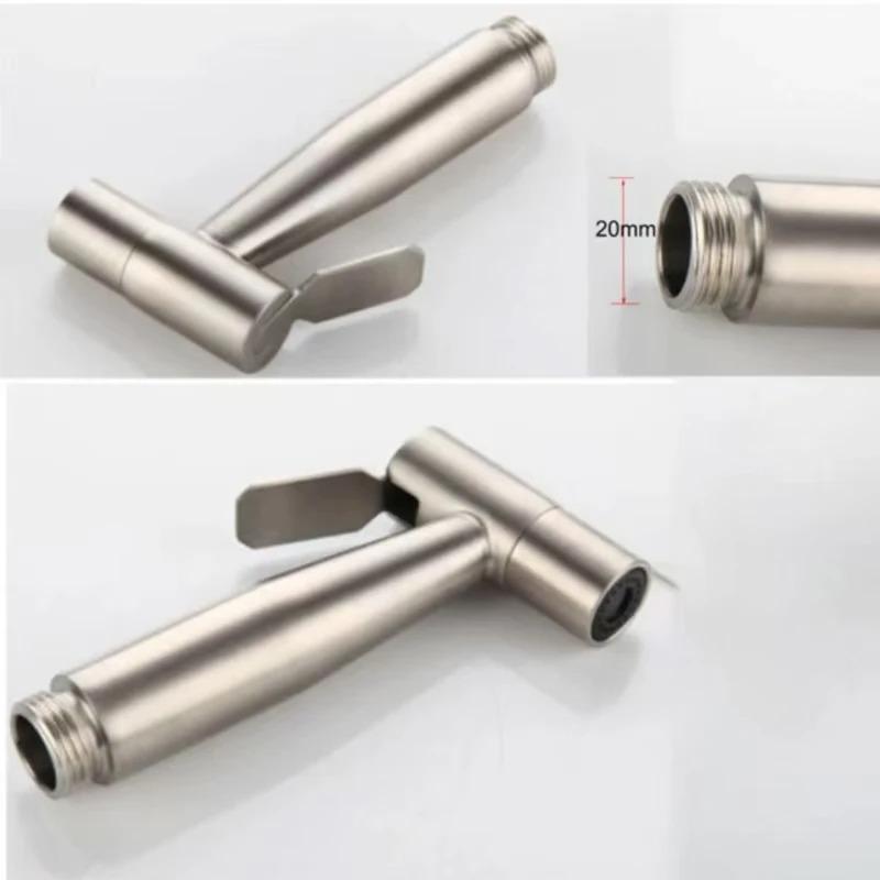 Toilettensprühpistole, Edelstahl, Hand-Bidet-Wasserhahn für Badezimmer, Handsprüher, Duschkopf, selbstreinigende Badezimmer-Armatur