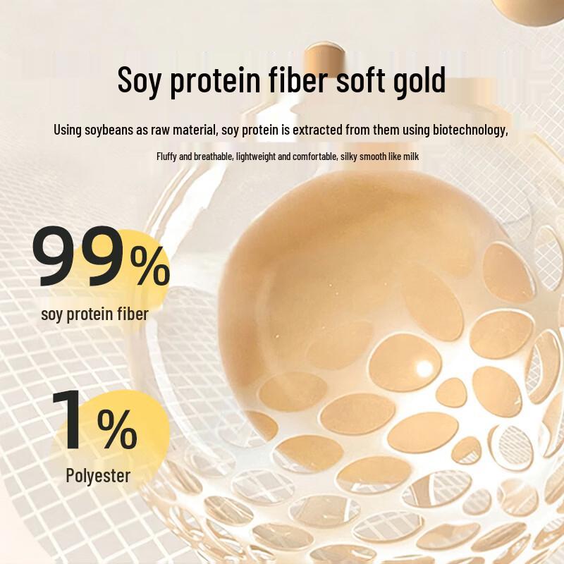 Muji Style Class A Antibacterial Soy Fiber Cotton Quilt