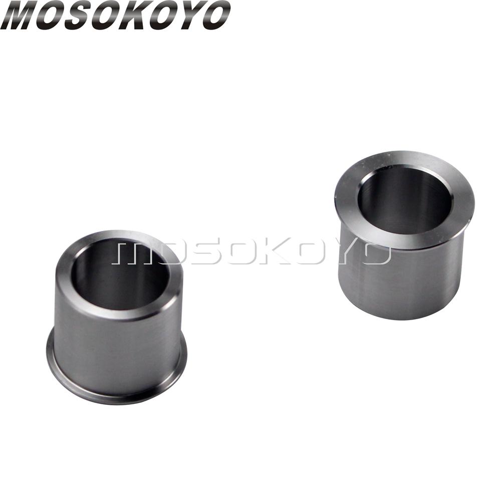 For Harley Wheel Bearing Reducers 1" To 3/4" Axle Reducer Spacer Kit for Sportster Touring Softail Dyna with 1" Sealed Bearings
