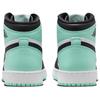 Air Jordan 1 Retro High OG GS Green Glow Kids Sneakers White Black FD1437-130