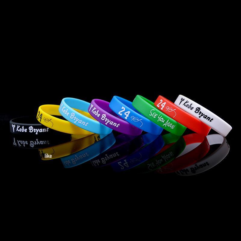 Braccialetti in Silicone da Stella NBA: Kobe, LeBron, Curry, Irving, Durant - Braccialetti per Fan di Basket e Calcio
