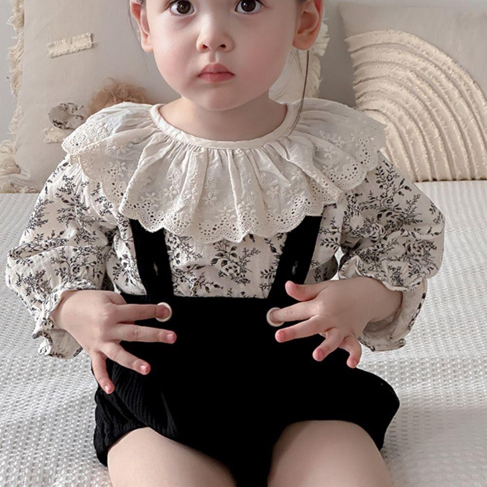 Ruffle Baby Jumper Dress Lotus Leaf Collar Baby Shorts Climb Suit  Newborn Baby