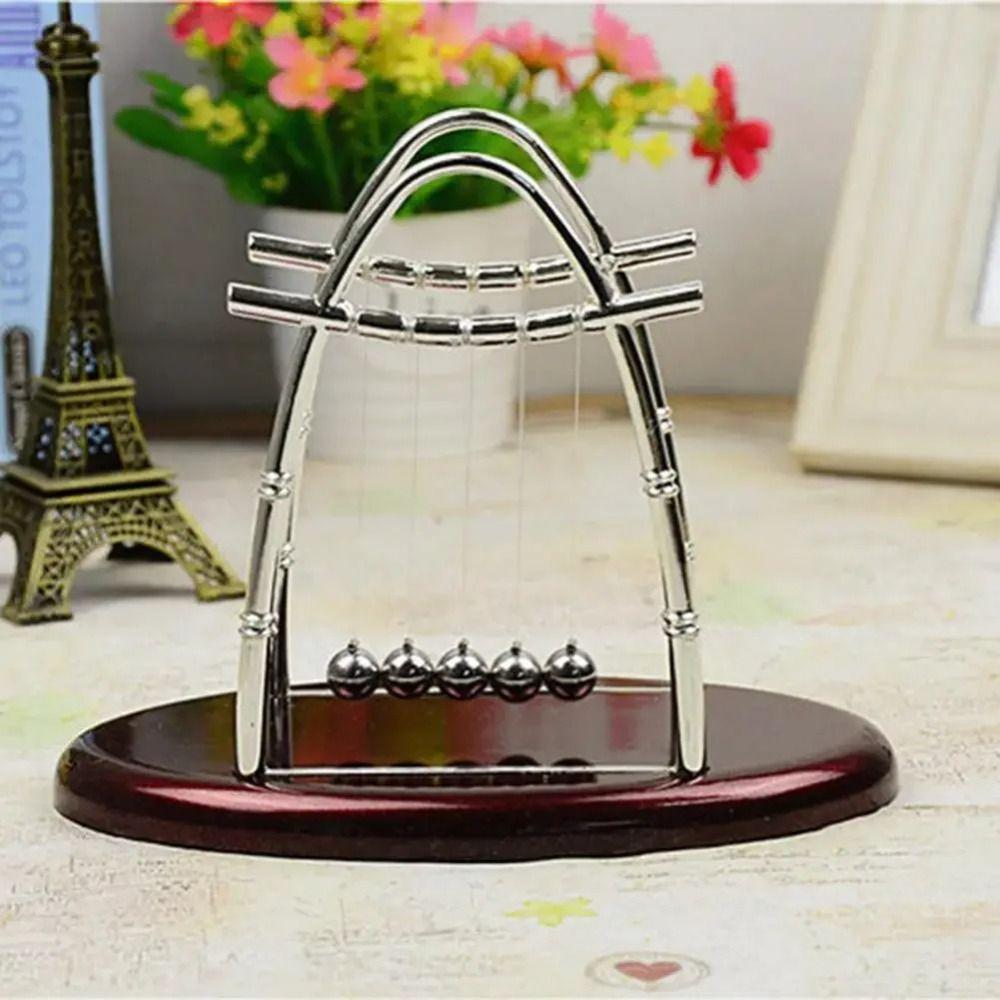 Physics Science Pendulum Cradle Decor Desktop Toys Steel Balance Ball  Office Table