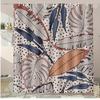 Floral Geometry Washable Dirt-Resistant Shower Curtain Shower Head Waterproof Polyester Bath Curtain For Home Decor Accessories