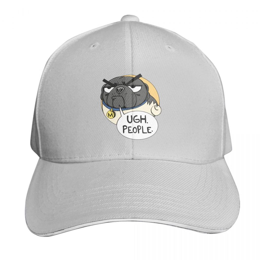 Ugh People Miserable Mister Max the Pug Baseball Cap Unisex hat Hat Baseball Cap Golf hard hat Unisex Caps Womens