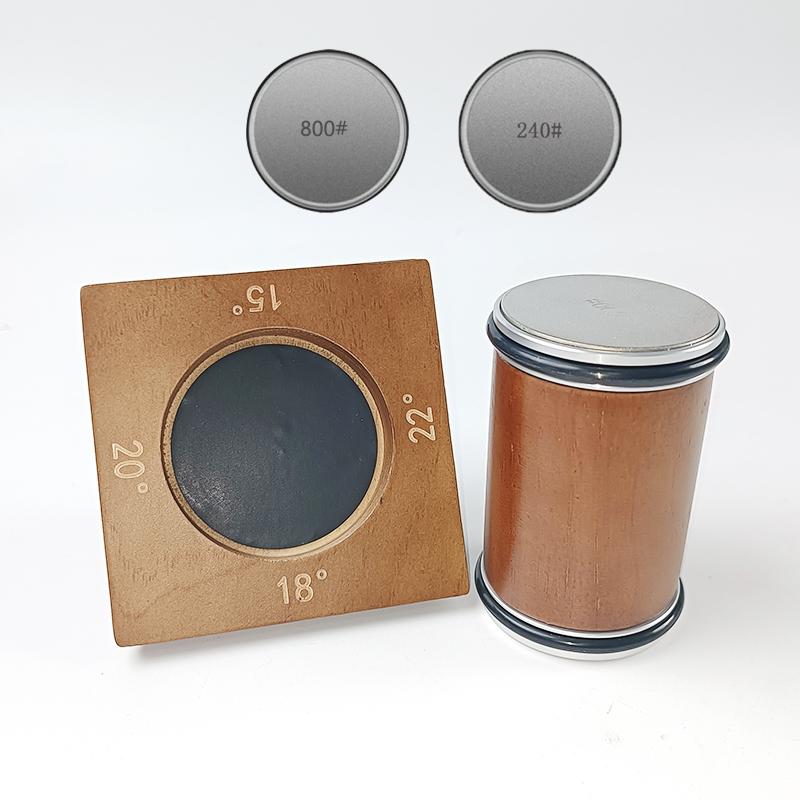 Professional Magnetic Roller Grip Knife Rolling Sharpener with 15 18 20 22 Degree Sharpening Angle 2Disc Stone for Family Hotels