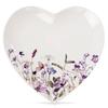 Small Flat Dessert Plate for Cake Dessert Porcelain Flowers Heart