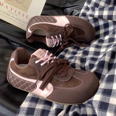 Superweiche wachsartige Big-Head-Freizeitschuhe Damen 2025 Frühling neues Design vielseitig weiche Sohle Damenschuhe Mango-Head-Sportschuhe