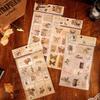 Mu Ran Magic Realm Retro Stickers - Creative Journal Decoration DIY Die-Cut Material