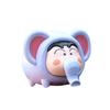 Animal Cosplay Series: Shin-chan Bee, Panda, Elephant, Rabbit Figures - Trendy Play Blind Box Ornaments