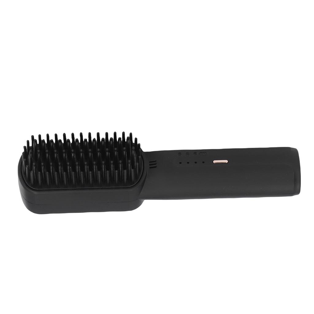 2500mAh Hair Straightener Brush Fast Heating Portable Hair Straightening Comb for Women