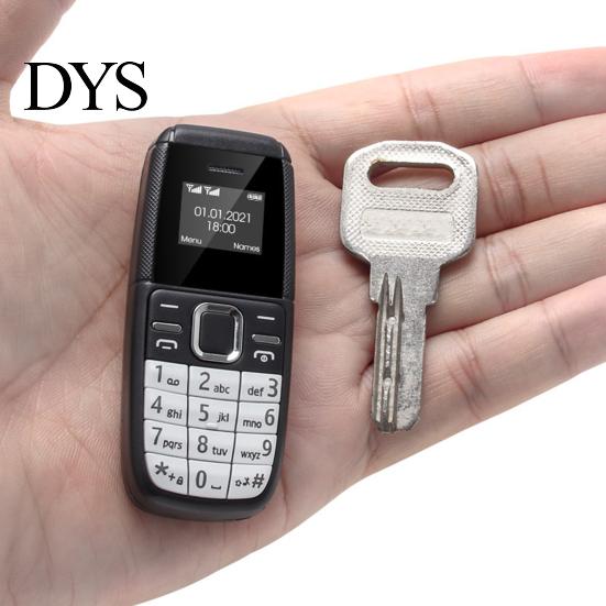 Pocket Cellphone Mini BM200 Keypad Phone Dual-Cards Dual Standby Without Camera 0.66 GSM Quad Band Inch Spare Small Cell for Elderly
