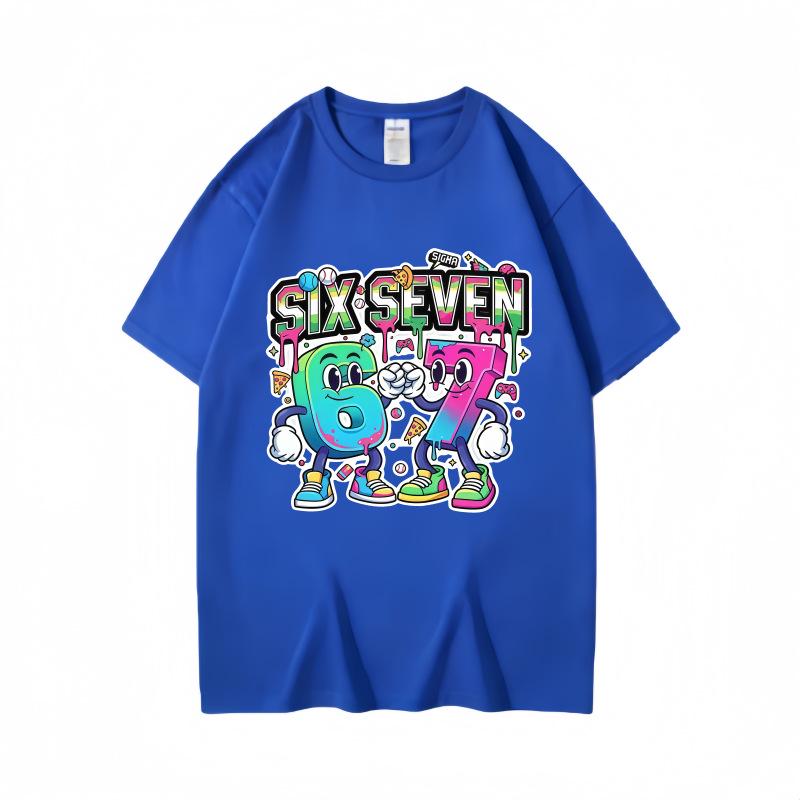 

2026 Trendy European Boys Cotton Meme T-shirt - Summer New Style 150 cm