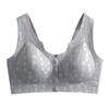 Lace Front Closure Wire-Free Bra for Middle-Aged & Elderly Women - Comfortable, Breathable, Plus Size Underwear