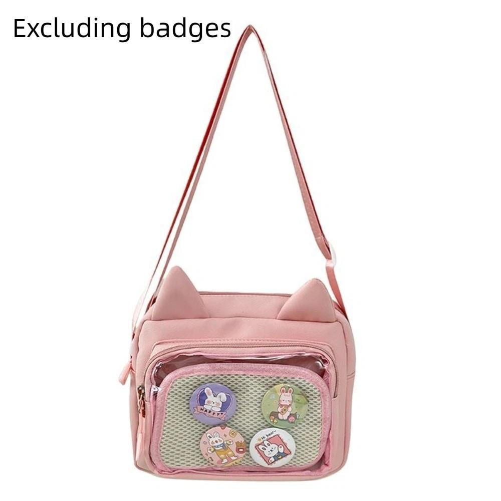 Japanese JK Shoulder Bag Y2k Transparent Crossbody Bag Fashion Small Square Bag  Student