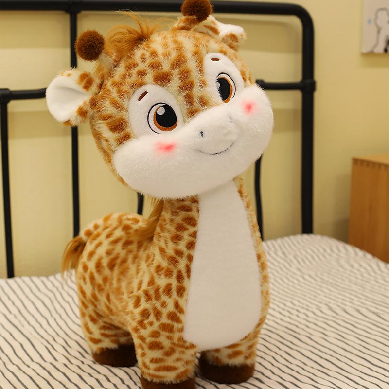 

Мультяшный плюшевый оленёнок-жираф: Успокаивающая кукла олененка сика для детей 35cm