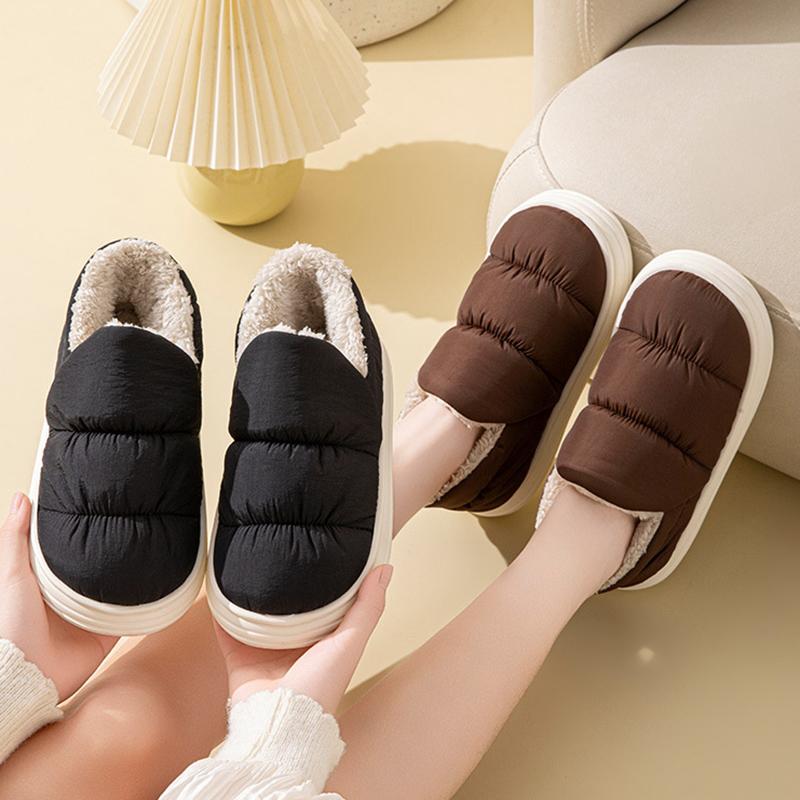 Shoes Women Indoor Outside Winter Home Warm Fluffy Anti Skid Boots Fur Shoe Men Outdoors Sneakers