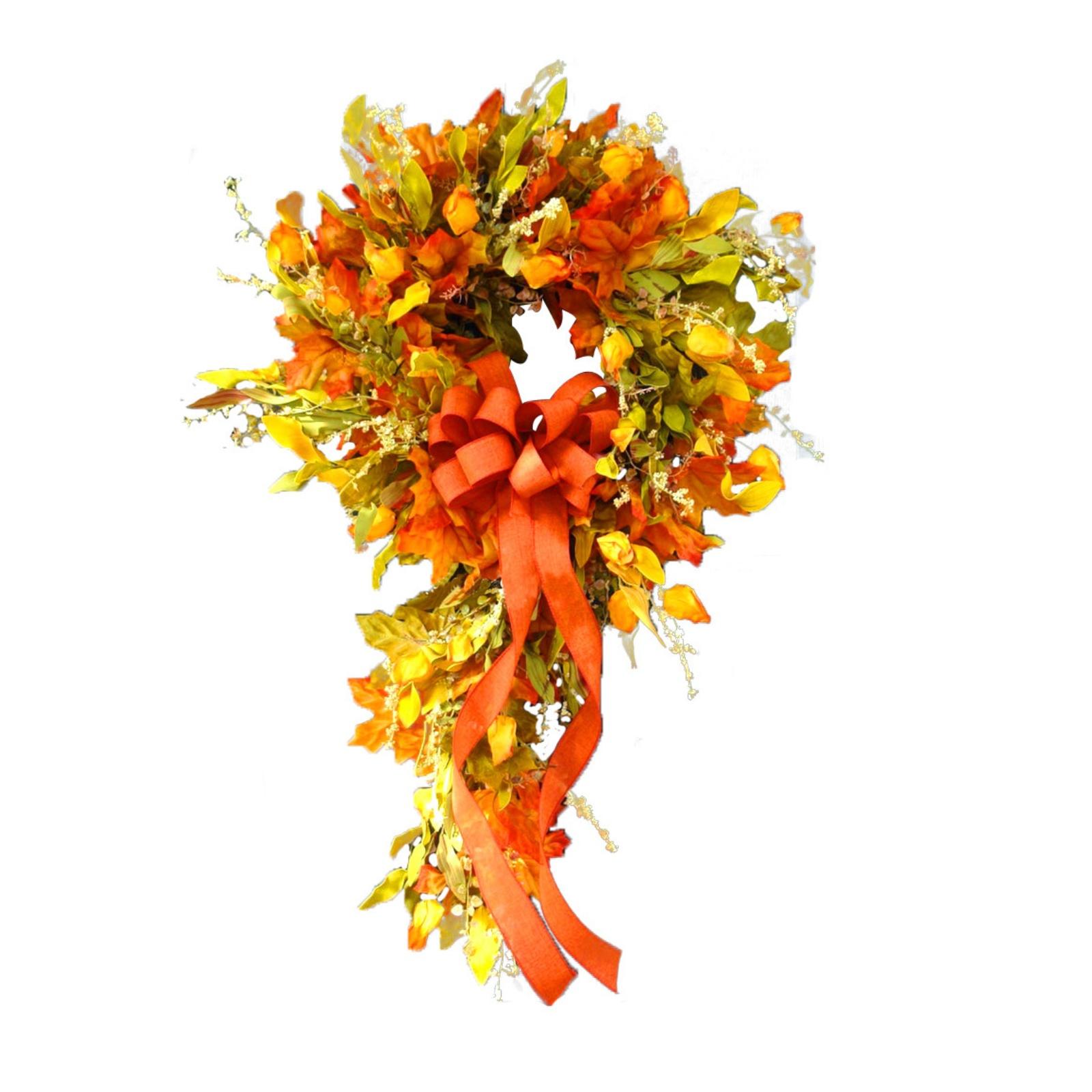 

23 Inch Artificial Autumns Fall Wreath Fall Door Wreaths Wreath Fall Wreaths Farmhouses Wreaths Thanksgiving Decor For Front Door One Size