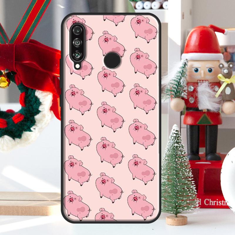 Cartoon Pig For Huawei Nova 5T 9 10 SE 7i 8i 11i 12i Y73 Y72 Y61 Y91 Y60 Y70 Y90 P20 P40 P30 Lite Case