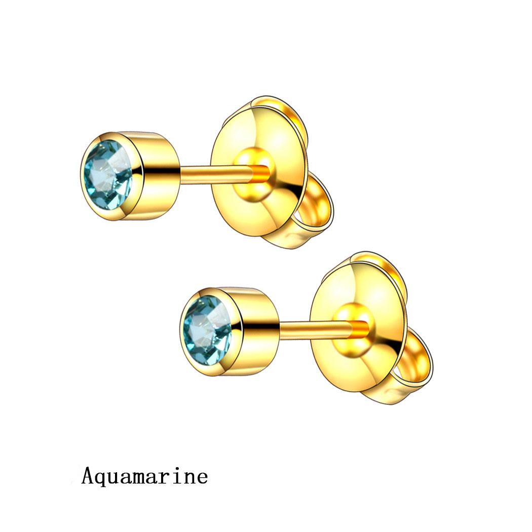 

2 штуки/1 пара серег с драгоценными камнями, золотые и серебряные серьги, трагус, хрящ, пирсинг, медицинская нержавеющая сталь, циркониевые серьги, женские, мужские 15